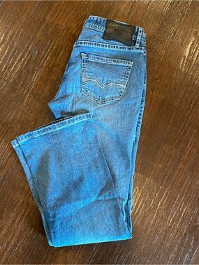 Rock & Roll Denim Pist0l Bootcut 34x34 Medium Blue Wash